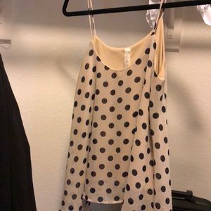 Polka dot tank